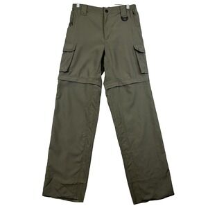 Boy Scouts Of America Pants Youth Large Green Uniform Switchbacks Cargo Zip Off